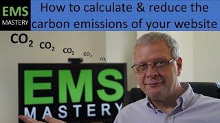 How to calculate and reduce the carbon emissions of your website?