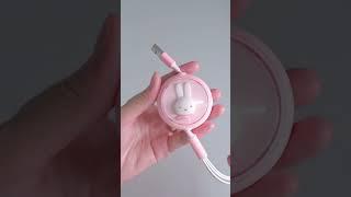 Cute Retractable 3 in 1 Charging Cable #shorts #ytshorts #viral #shortvideo