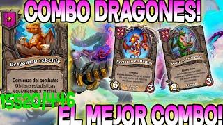 Combo Dragones! La Mejor Combinacion! Hearthstone campos de batalla battlegrounds en español