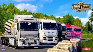  ETS2 1.53 Convoy Live | Euro Truck Simulator 2 Multiplayer LIVE | ETS2 Gameplay