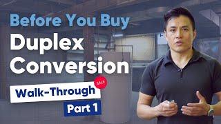 What To Know Before Buying A Home For A Duplex Conversion | Property Walk-Through | Ontario | PART 1