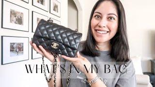 WHAT'S IN MY CHANEL BAG | CHANEL MINI RECTANGULAR FLAP