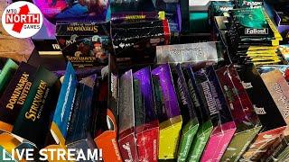 Saturday LIVE Pack Openings! HUGE MTG Variety, One Piece, DBZ, Sports! Stop in, say hi