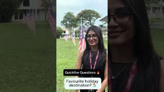 Quickfire Questions  with Mr Adel and Ms Shalini