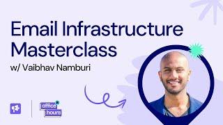 Email Deliverability and Infrastructure with Vaibhav Namburi | Smartlead Office Hours