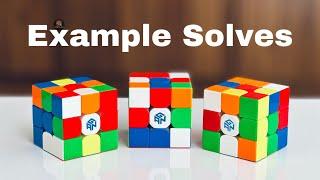 3x3 Rubik’s Cube Walkthrough/Example Solves