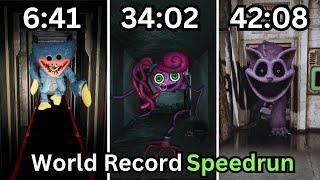 Poppy Playtime: Chapter 1,2,3-World Record Speedruns