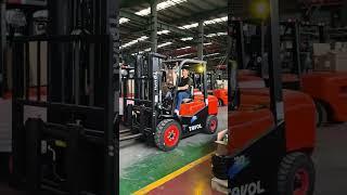 Ecuador Client to Test Tavol 3t Diesel Forklift  #forklift