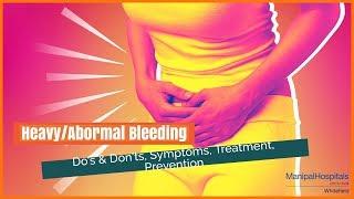 What is Abnormal Uterine Bleeding & when can bleeding be considered abnormal? Dr. Tasneem, MHW