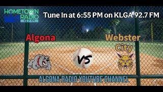 Algona vs. Webster City 2024 Postseason Baseball