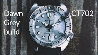 Custom Seiko Dawn Grey Turtle | CT702 Crystaltimes SKX conversion case build