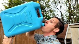 BEST WATER STORAGE CONTAINER on AMAZON!? | Scepter Portable Plastic Military Style Water Container