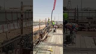 Concrete pouring - substation construction site - Mr civil engineer