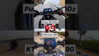 Pulsar NS 400z Vs KTM Duke 390  Gear Challenge #shorts #duke390