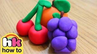 DIY Play Doh Fruits | Clay Art for Kids | Play Doh Ideas By Hooplakidz How To