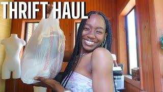 COLLECTIVE SUMMER THRIFT HAUL ;) + TRY-ON | value world, goodwill, fall wardrobe, more!