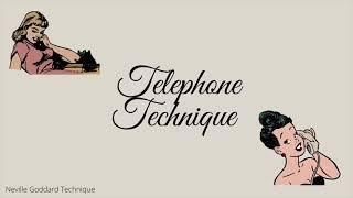 Telephone technique Guided Meditation ️ | Neville Goddard Technique