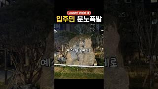 아파트에 6천만 원짜리 돌 30개 박았습니다