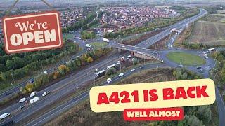 A421 is OPEN !! | #a421 #flood #bedford #uk