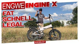 ENGWE ENGINE X - LEGALES EINSTEIGER FULLY FATBIKE MIT EXTRA