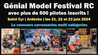 Concours carrosseries au Model Festival Crawler RC à Saint Cyr de juin 2024.