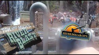 Tom & Hucks RiverBlast Boat Ride On-Ride POV Silver Dollar City Branson Missouri Water Ride & Review