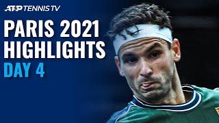 Medvedev, Zverev, Dimitrov Headline; Alcaraz vs Gaston MADNESS | Paris Masters 2021 Highlights Day 4