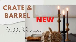 NEW Crate And Barrel Fall Decor & Accessories