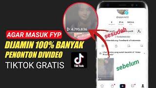 Cara Masuk Fyp Video Tiktok Pemula 2024 || Cara Agar Banyak Penonton Video Tiktok Dijamin Fyp