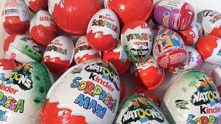 Kinder Surprise Natoons Maxi/ Natoons/ Me contro Te Video Compilation ASMR Unboxing