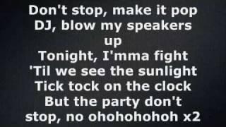 Ke$ha - Tik Tok (Lyrics on screen)