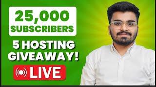 Live Stream! Giveaway! 25,000 Subscribers! Ask me Anything - Blogging | SEO | Affiliate Marketing