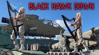 BLACK HAWK DOWN "Leave No Man Behind" (Hans Zimmer) - Harp Twins - Electric Harps