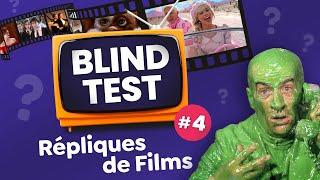 BLIND TEST : Répliques de Films #4 - 40 Extraits  Quiz Cinéma