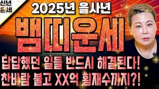 2025년 을사년 초대박 뱀띠운세경축드립니다! 2025년 뜻밖에 금전이 들어와 큰 부자가 된다! 최고의 신년을 맞이한다! 53년생 65년생 77년생 89년생 금전 귀인 문서운