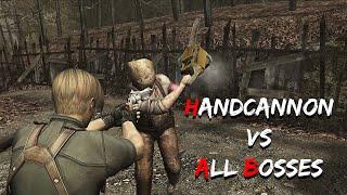 HANDCANNON vs ALL BOSSES - Resident Evil 4 HD Project