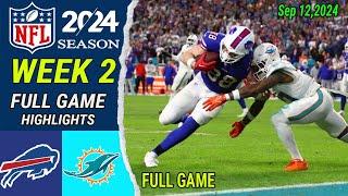 Bills Vs. Dolphins FULL GAME HIGHLIGHS Sep 12,2024 | NFL Today | NFL Highlights | NFL 2024 Season