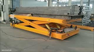 Mobile Scissor Lift Platform with Omnidirectional Wheels