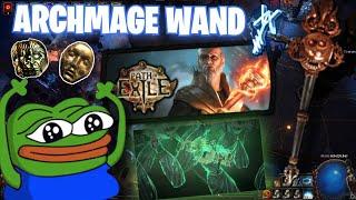 CRAFTING A WAND FOR MY ICE NOVA ARCHMAGE HIEROPHANT  [Path of Exile 3.25 Settlers]