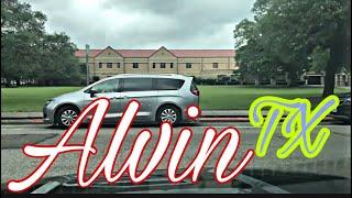 Alvin, Texas - Driving around downtown and neighborhoods (I bet my wife - Help!)