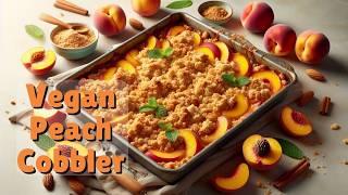 Easy Vegan Peach Cobbler Recipe (A Delicious Summer Treat!)