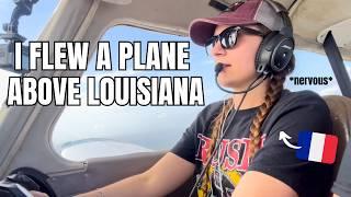 So...I FLEW A PLANE | Finally Trying Beignet from Café du Monde, Popeyes | Frenchie in the Bayou