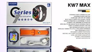 KW7 MAX SMART WATCH WIRELESS CHARGING