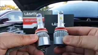 [Review & Demo] Lasfit LED Headlight Bulb Comparison (old vs new)