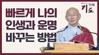 빠르게 인생을 바꾸는 방법 [법안스님의 기도 71회]