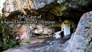 Exploring St. Dionysios' Cave with a Hermit: A Journey into the Heart of Mount Olympus