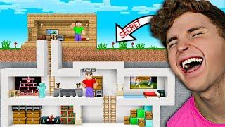 If You Find The SECRET BASE, You WIN MONEY! (Minecraft)