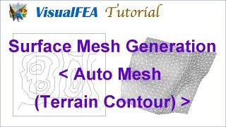 Surface Mesh Generation by "Auto Mesh (Terrain Contour)" Function