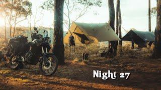 Escape to the Mountains | Hammock Moto Camping Adventure | Silent Vlog