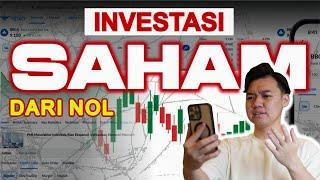 INVESTASI SAHAM DARI NOL PAKAI APLIKASI AJAIB (PRAKTEK REAL MARKET)